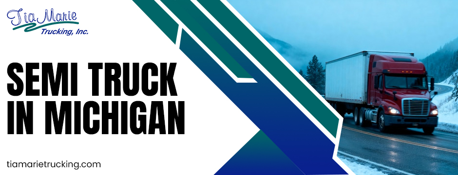 semi truck in Michigan